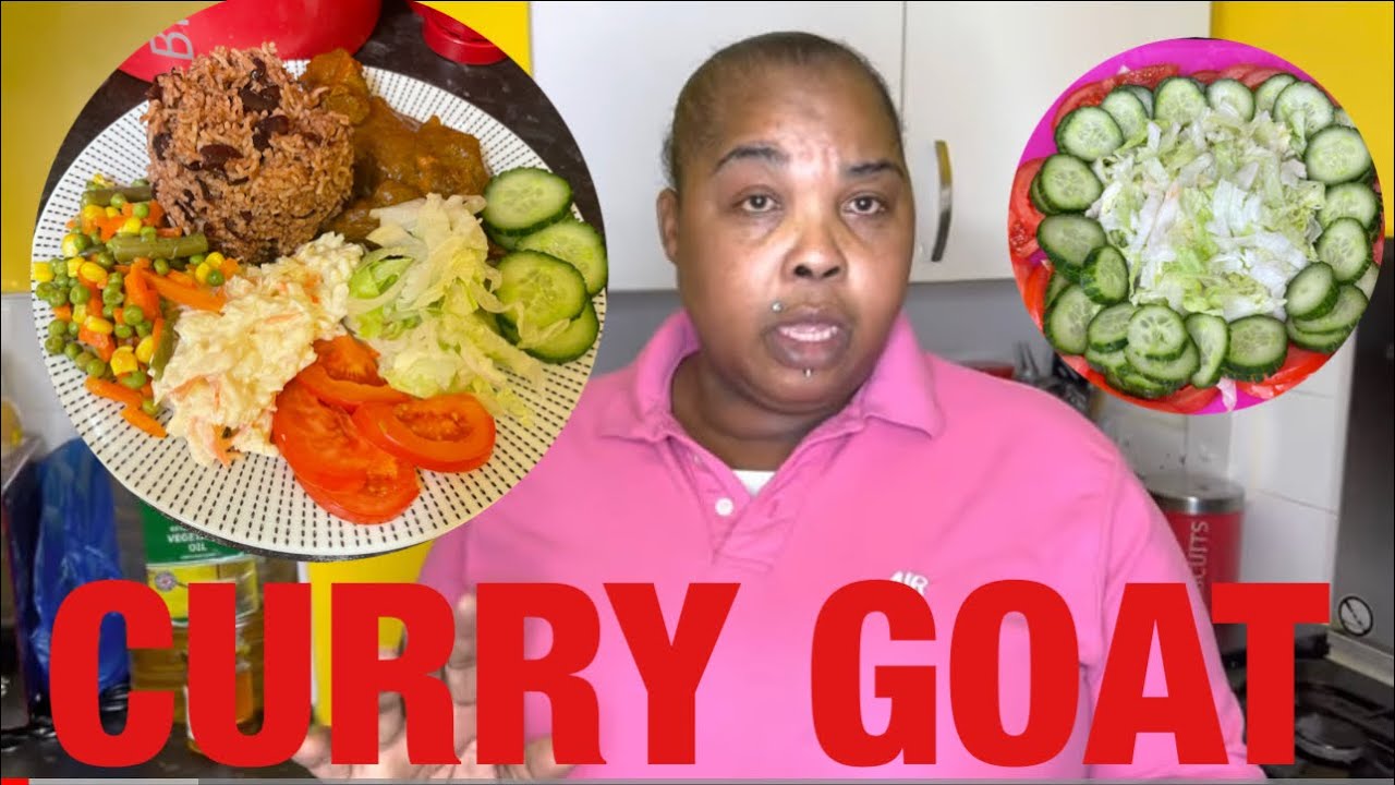 COOKING - CURRY GOAT & RICE N PEAS ( SUNDAY DINNER ) 🇯🇲 #ep4