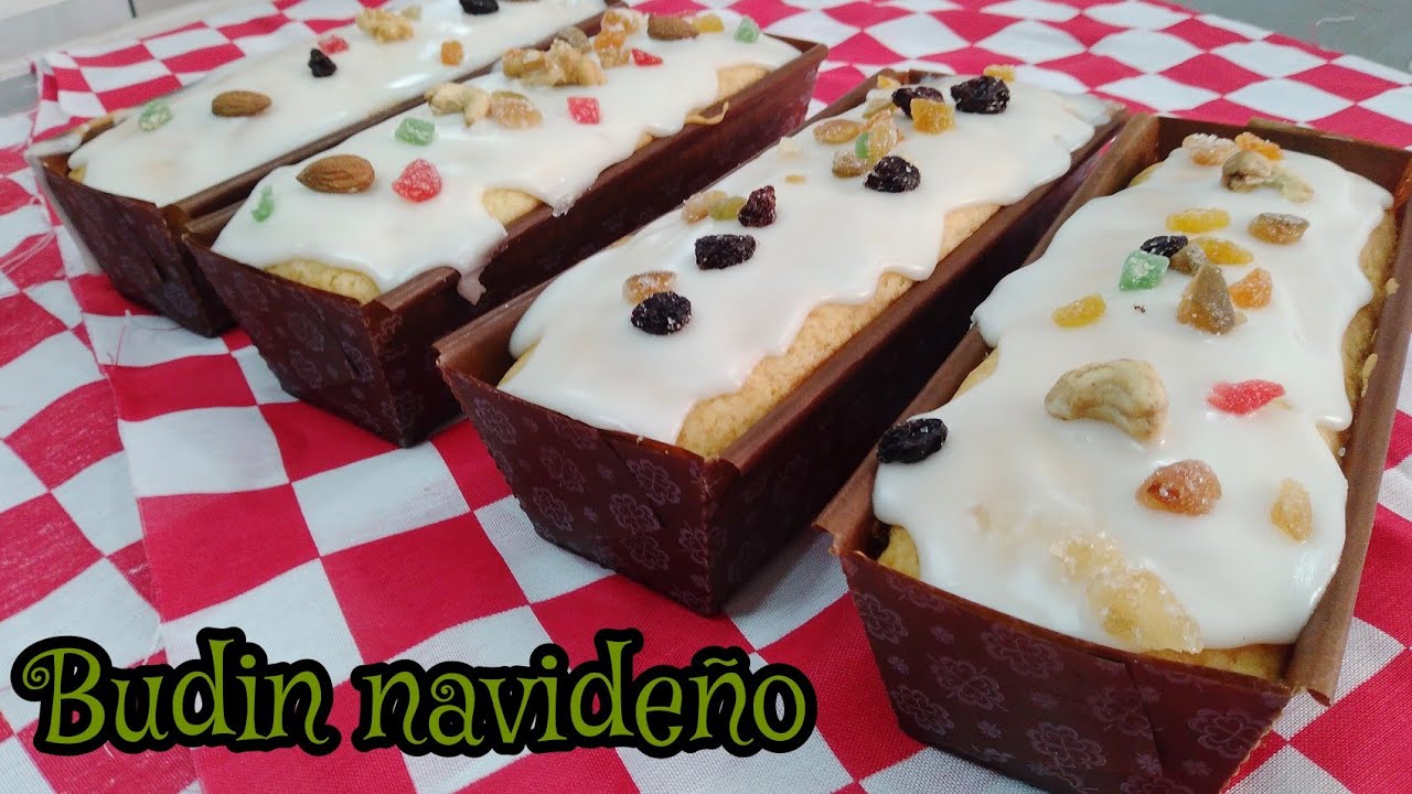BUDIN NAVIDEÑO ECONOMICO PARA VENDER. SALEN 4 budines.