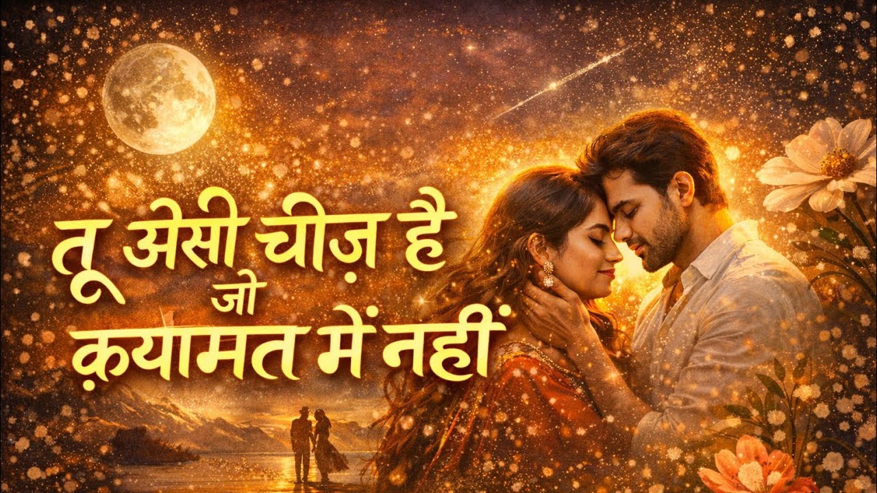 Tu Aisi Cheez Hai Jo Qayamat Mein Nahi | Heart Touching Romantic Shayari Song | Mohabbat Poetry