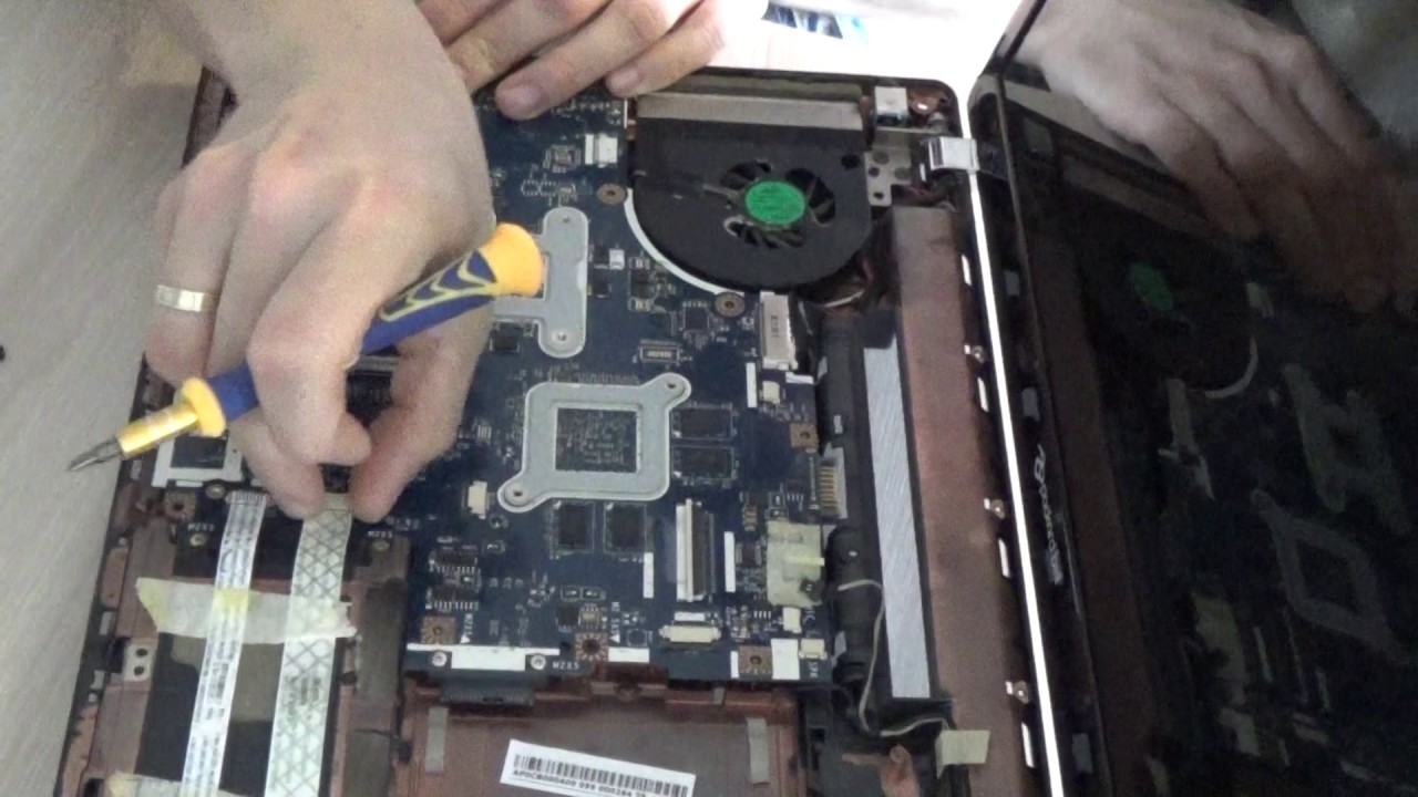 Разборка ноутбука  Packard Bell NEW91