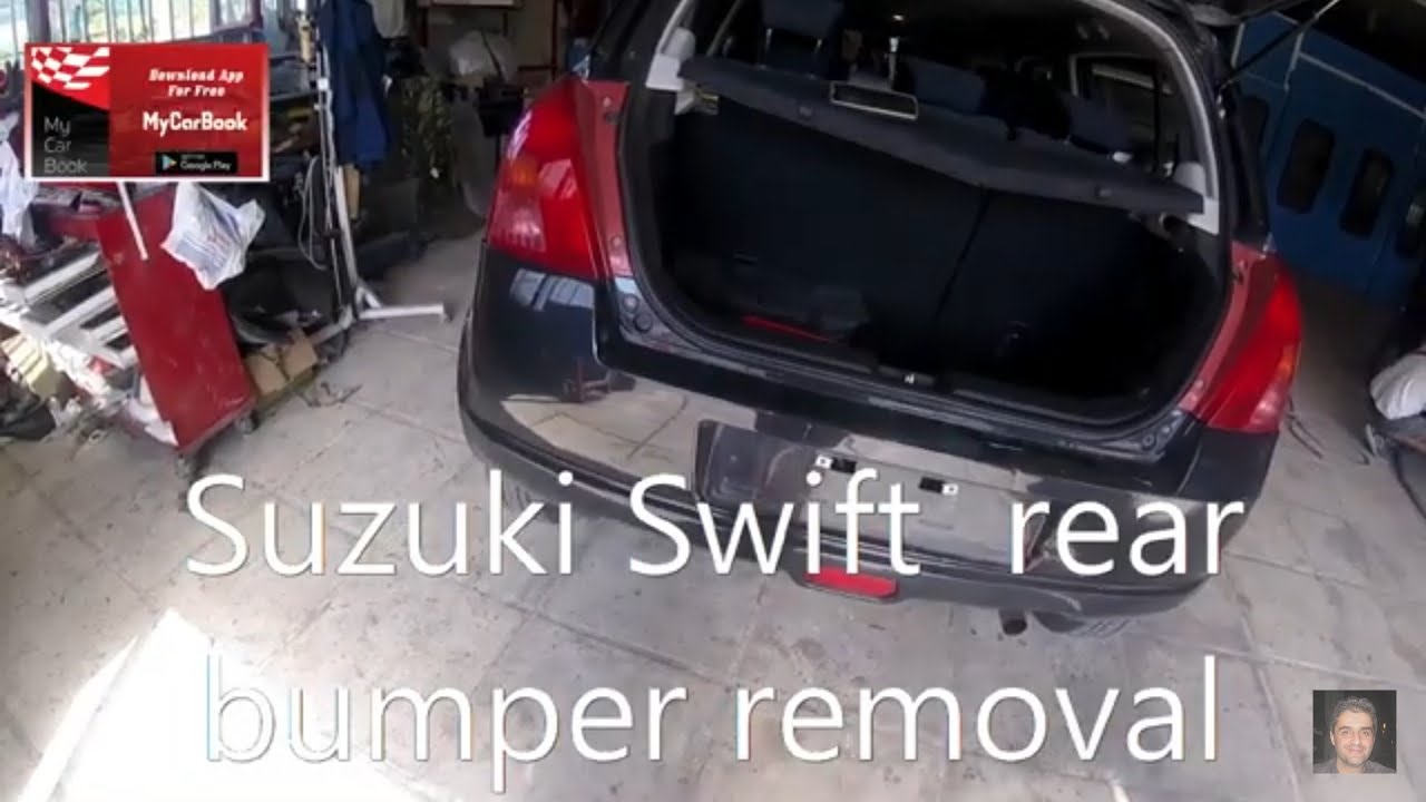 Suzuki Swift  (2004–2010)  rear bumper removal