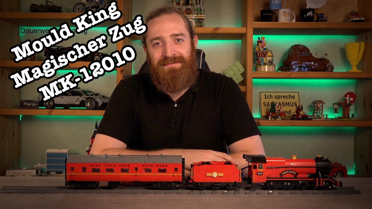 Es Fährt und dampft und Tschuuu Tschuuuuuuu - Mould King magischer Zug MK-12010