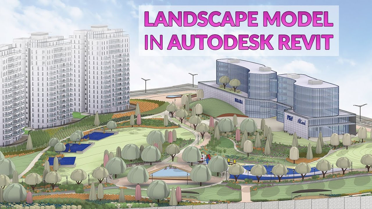 BIM for Landscape - Autodesk Revit Model - FULL PROCESS VIDEO