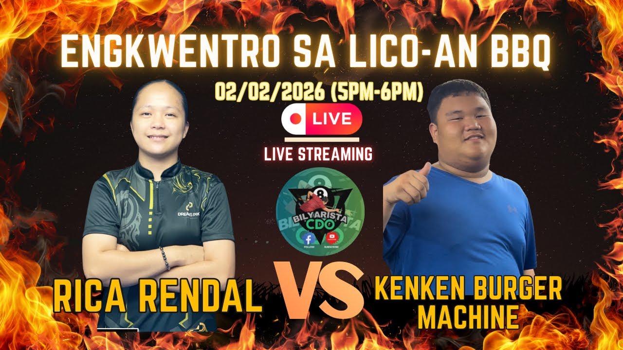 Kenken Burger Machine 🆚 Rica Rendal 10-Balls Parehas Race to 15