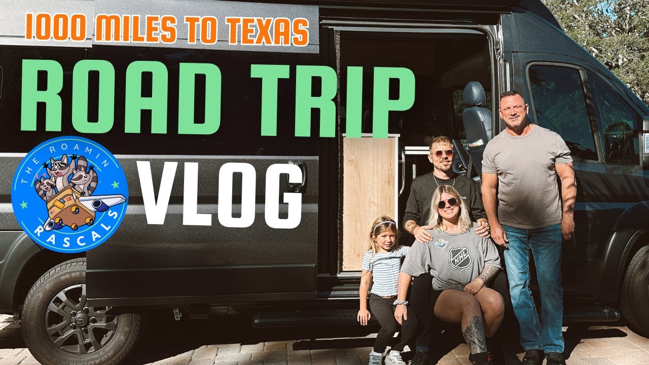 Tampa to Texas: Family Road Trip in our Rangeline Airstream Camper Van Vlog Part 1