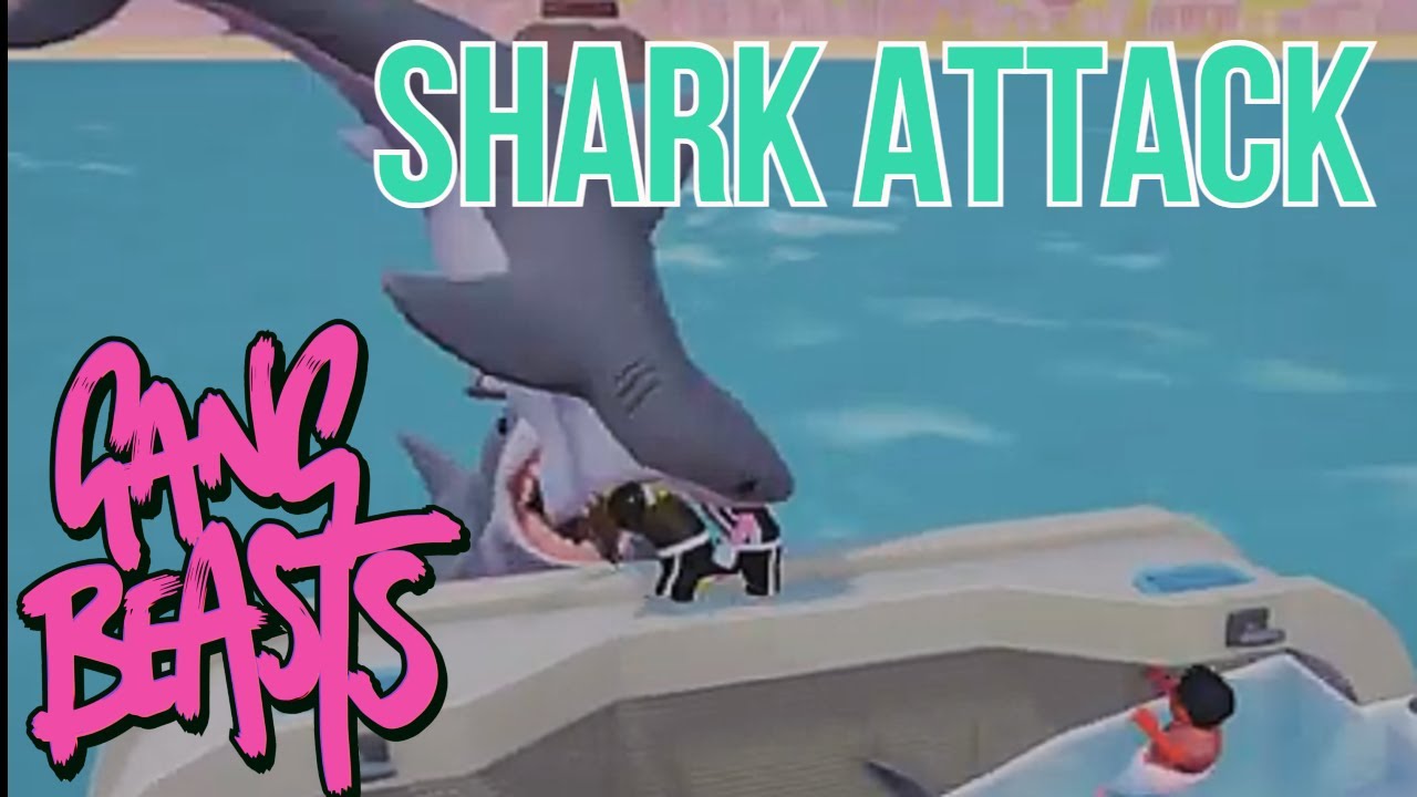 Gang Beasts Clips of The Week #1 (Shark Attack)