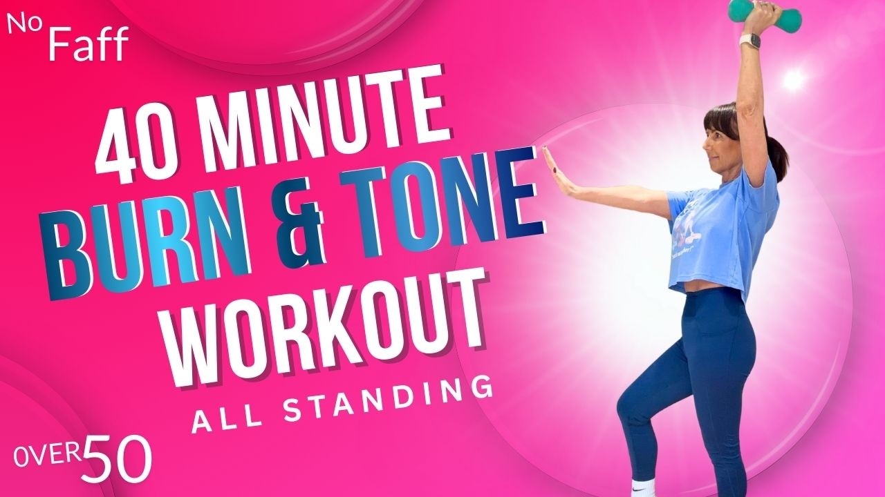FULL BODY STRENGTH Workout for Women Over 50 | 40 Min Burn & Tone (No Floor Work!) #womenover50