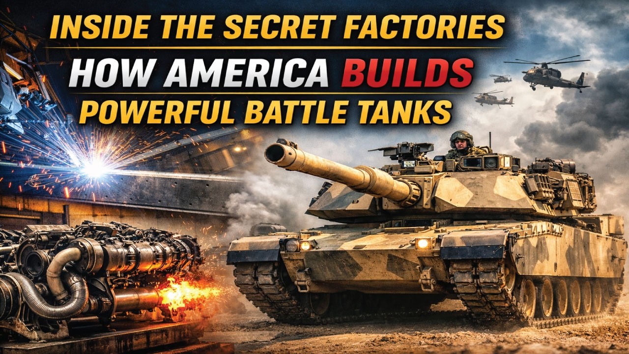 Inside the Secret Factories: How America Builds Its Most Powerful Battle Tanks