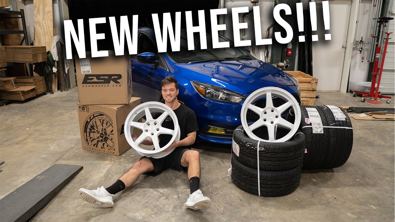 TIME FOR NEW WHEELS!!! | Unboxing & Installing New ESR SR07 Wheels For My Focus ST!!! |