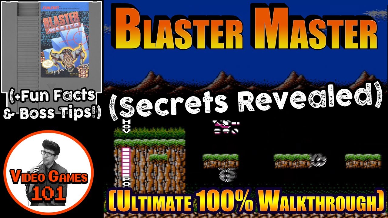 Blaster Master NES Walkthrough | 100% Guide | Video Games 101
