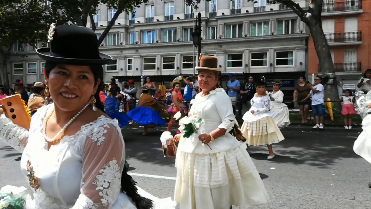 Entrada folklórica de Urkupiña 2019 Madrid-España