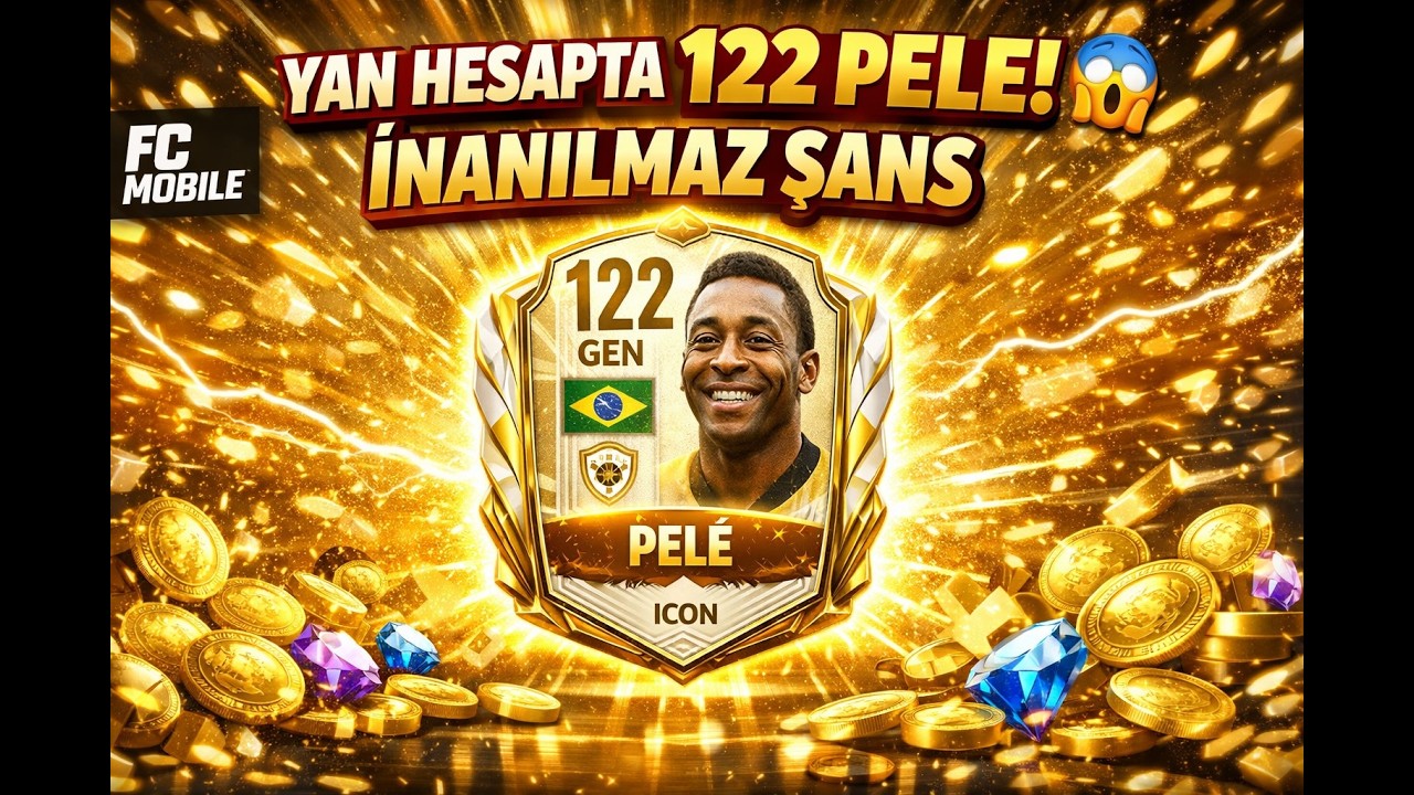 YAN HESAPTA İNANILMAZ ŞANS! | FC Mobile Paket Açılımı: 122 GEN PELE ÇIKTI!