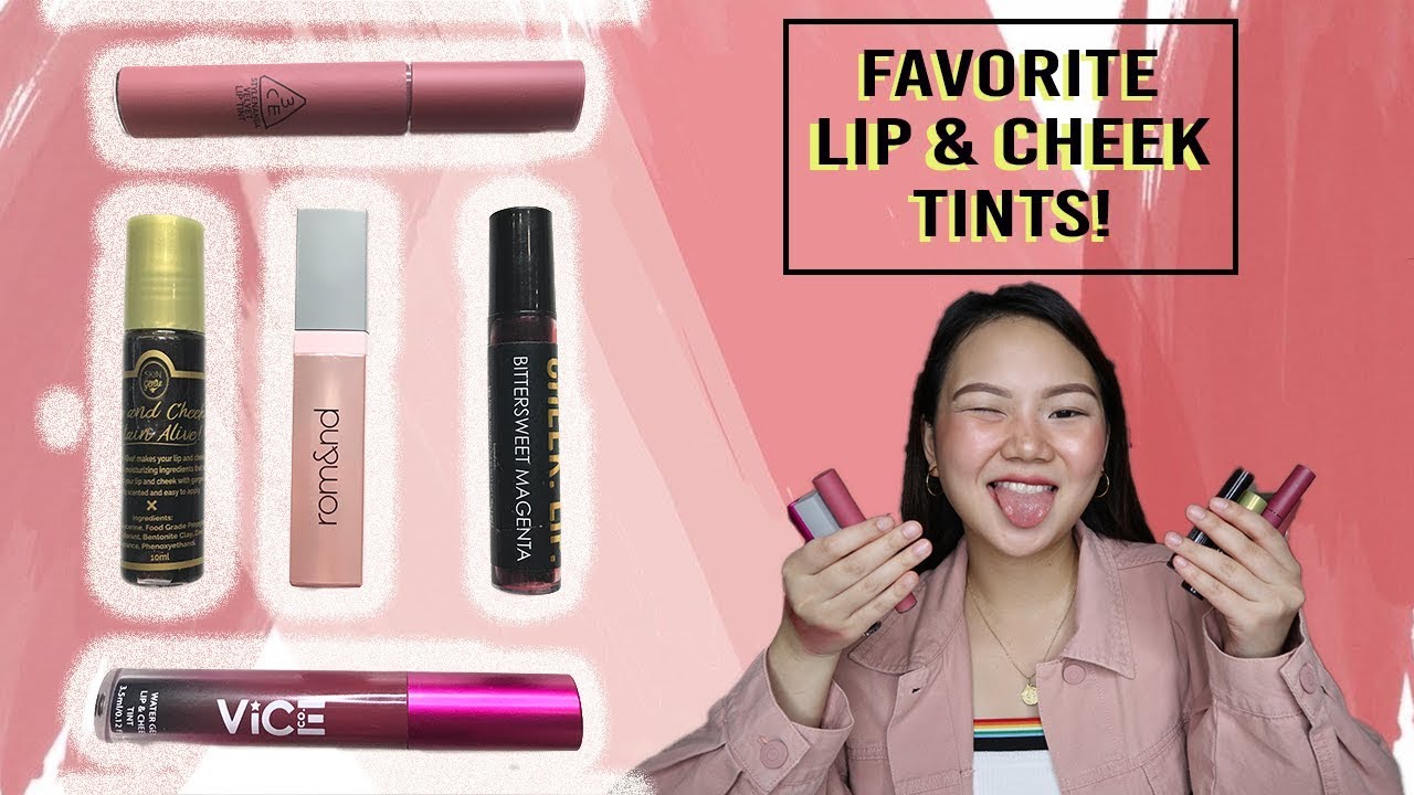 MY FAVORITE LIP & CHEEK TINTS! (AFFORDABLE) | ASHLEY SANDRINE