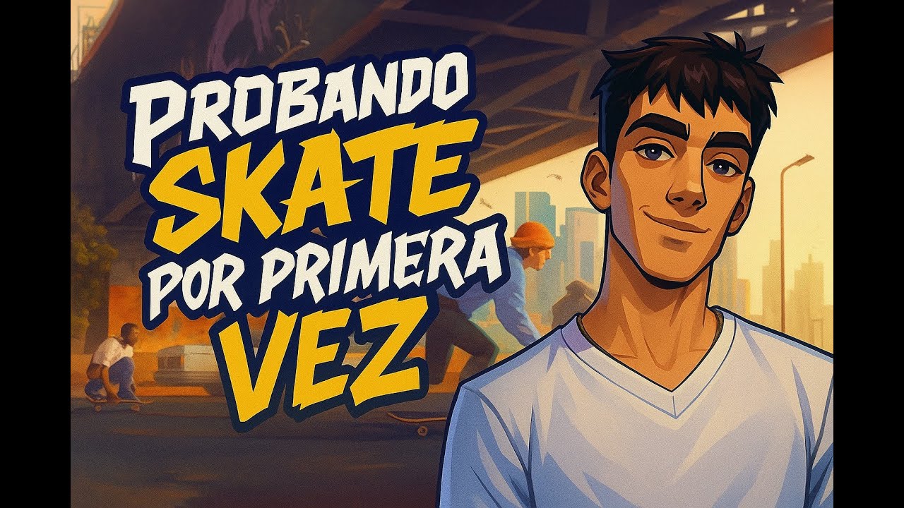 PRIMERA VEZ EN SKATE! INTENTANDO SALTOS Y ESCALADAS IMPOSIBLES! - SKATE