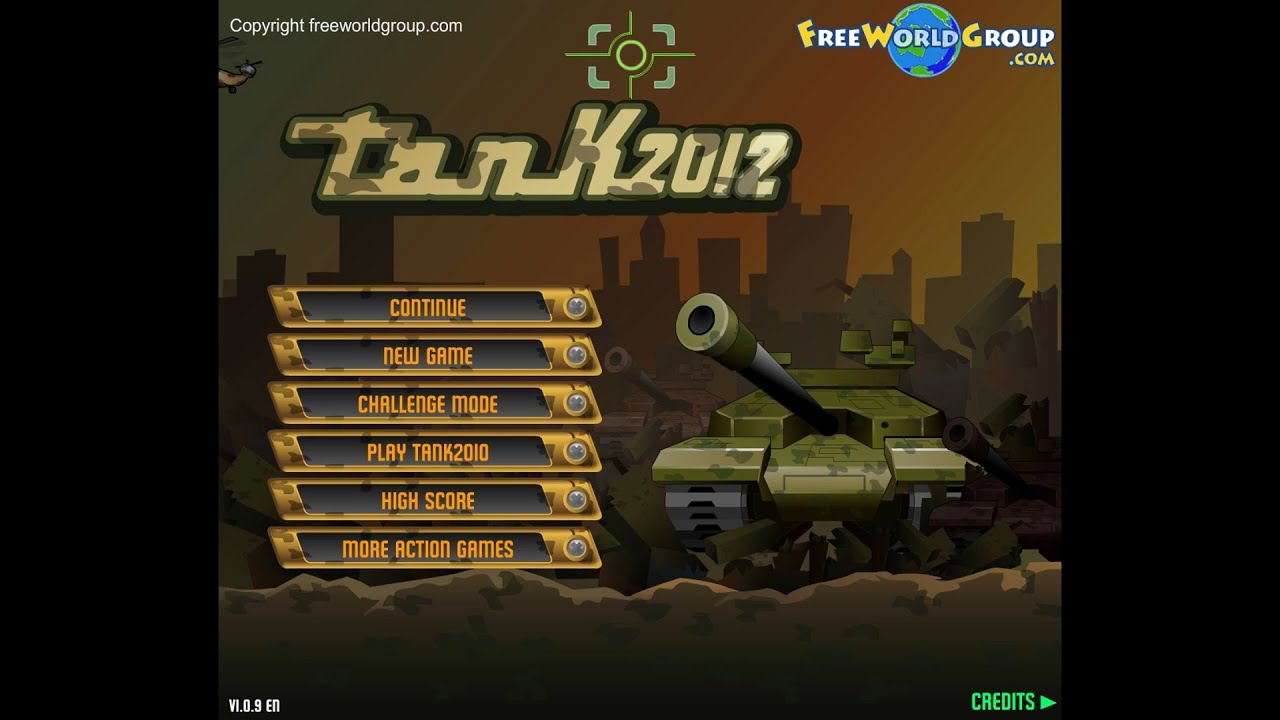 Flash Game - Tank 2012 Playthrough
