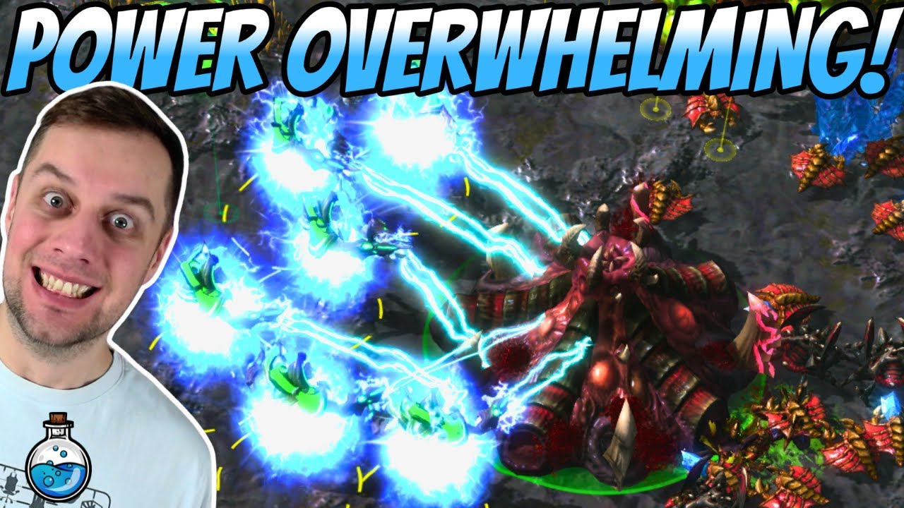 The Power of 6 Archon Rush! | StarCraft 2