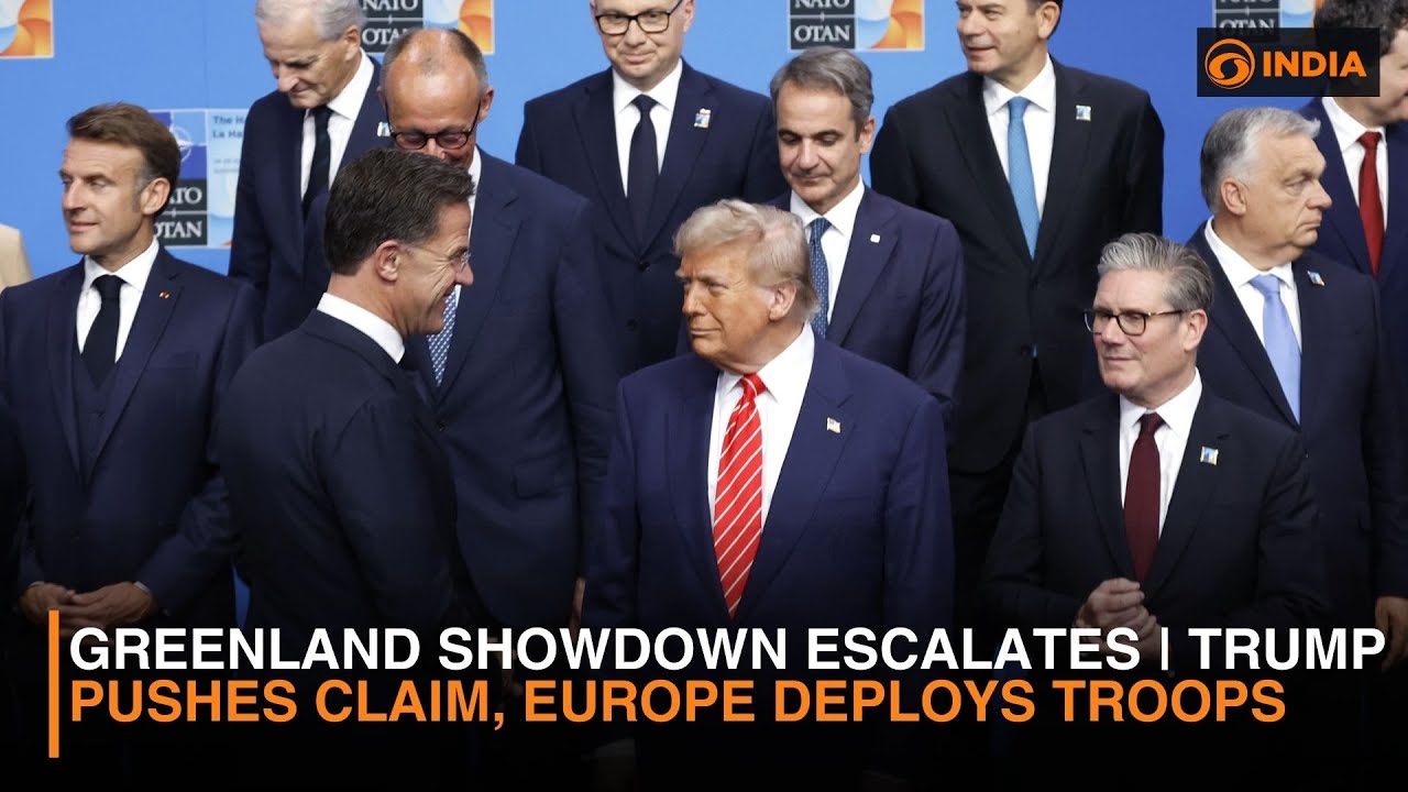 Greenland Showdown Escalates | Trump Pushes Claim, Europe Deploys Troops