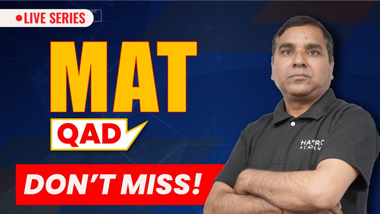 CEE Entrance Prep - Day 27 | MAT | QAD | Vijay Pal Singh | Hamro Academy