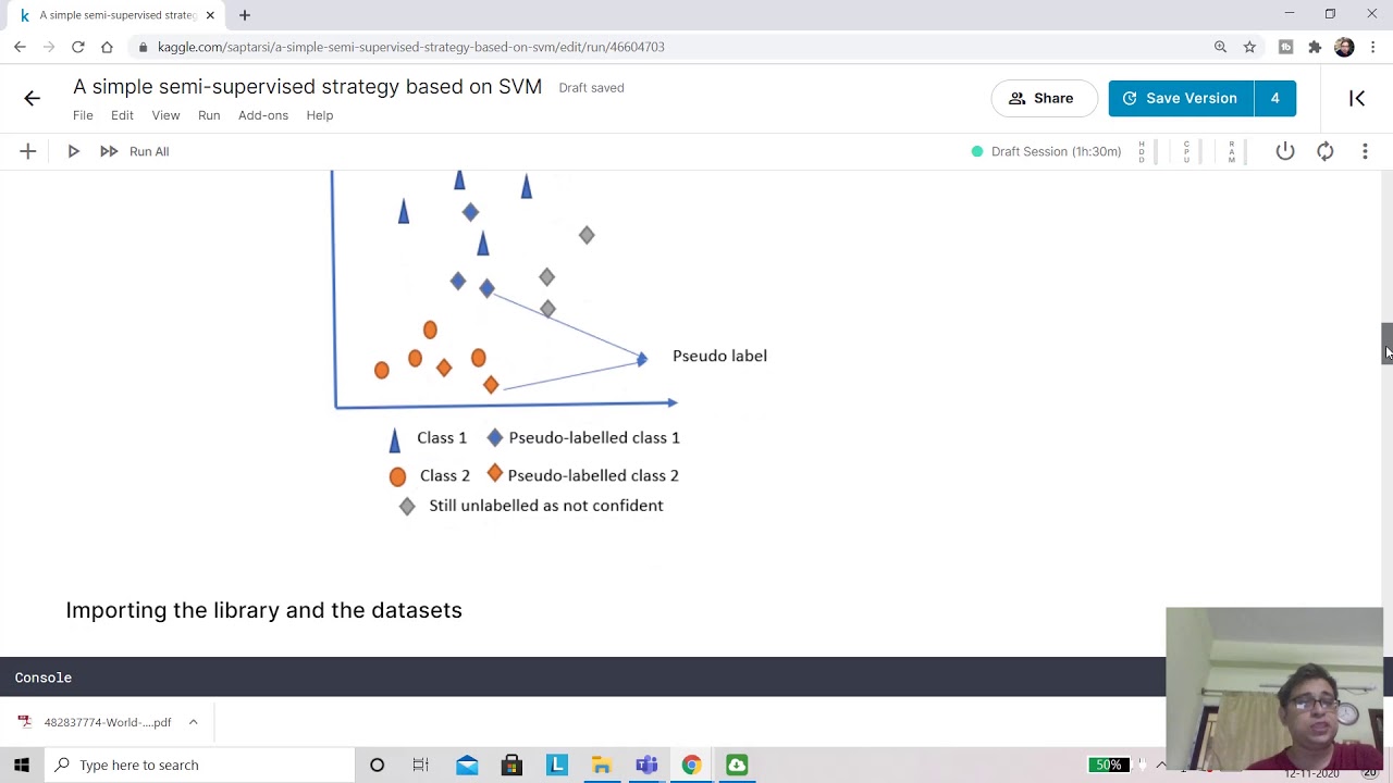A Tutorial on Semi Supervised Learning
