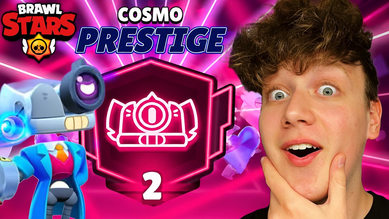 MUSZĘ wbić COSMO na PRESTIŻ 2 w Brawl Stars Z WIDZAMI! *Dzisiaj 120K + TOP 200 POLSKI?* 🤯🤯🤯