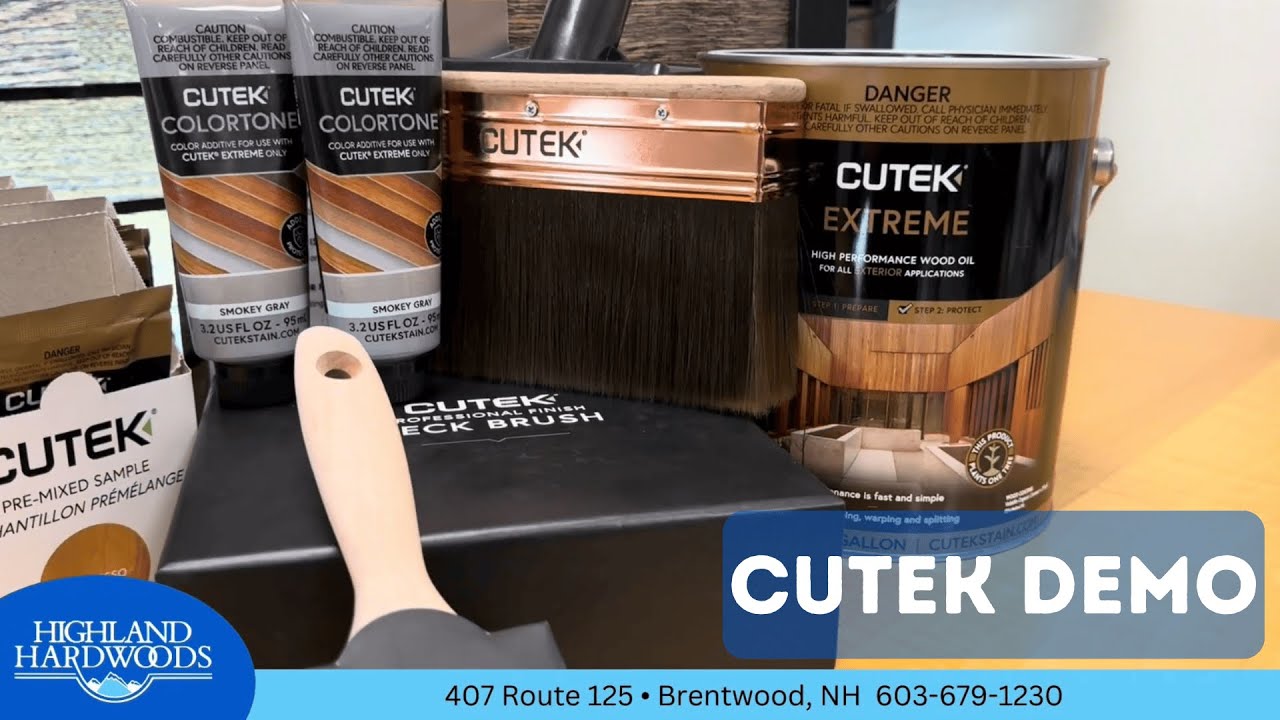Cutek Extreme Decking Demo