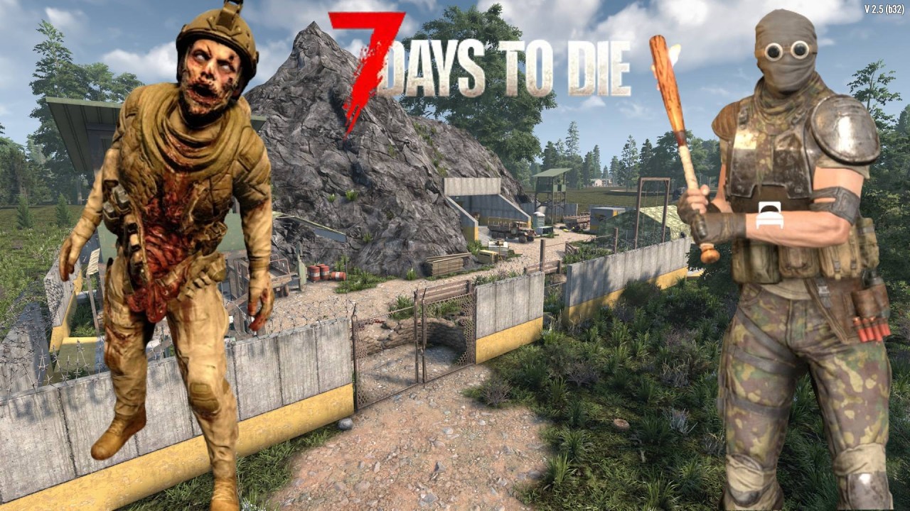 7 days to Die  - Epizod 7  Baza Wojskowa... Co możne pójść nie tak?