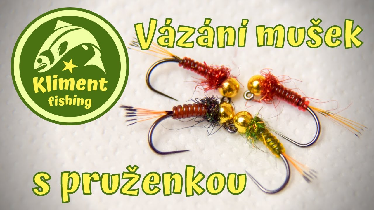 Jak na vázání mušek 7. Nymfy s pruženkou Crystal Tec