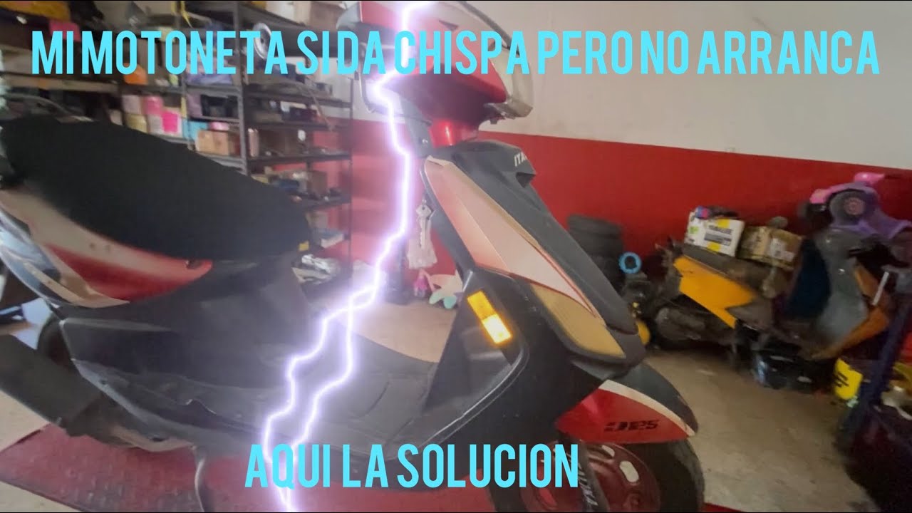Mi motoneta si da chispa pero no arranca factores importantes a revisar bujia gasolina y punterias
