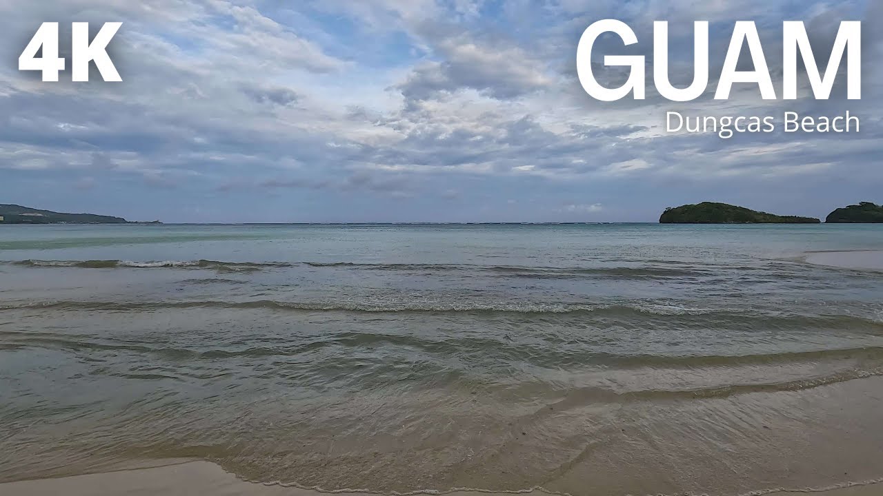 🌴 10 Minute Relaxation / Peaceful Morning Beach / Meditation / White Noise / ASMR / Guam / 괌