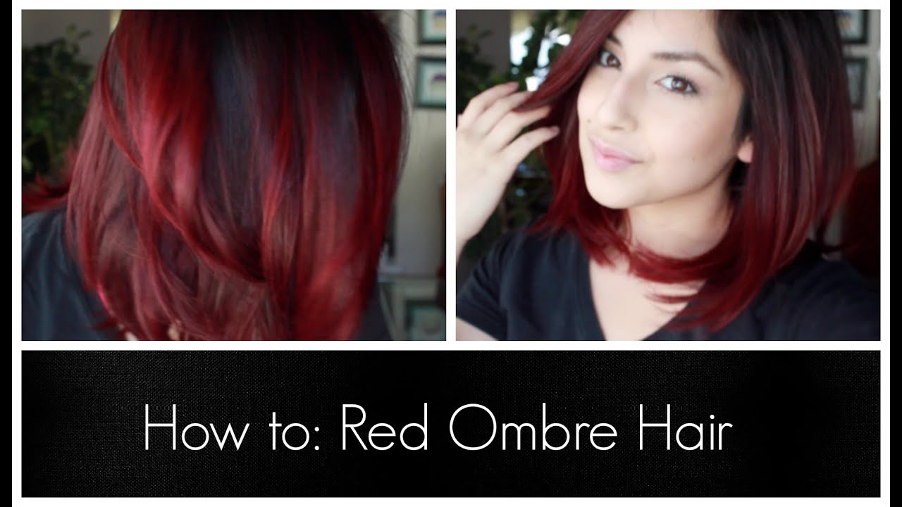 How To: Red Ombre Hair