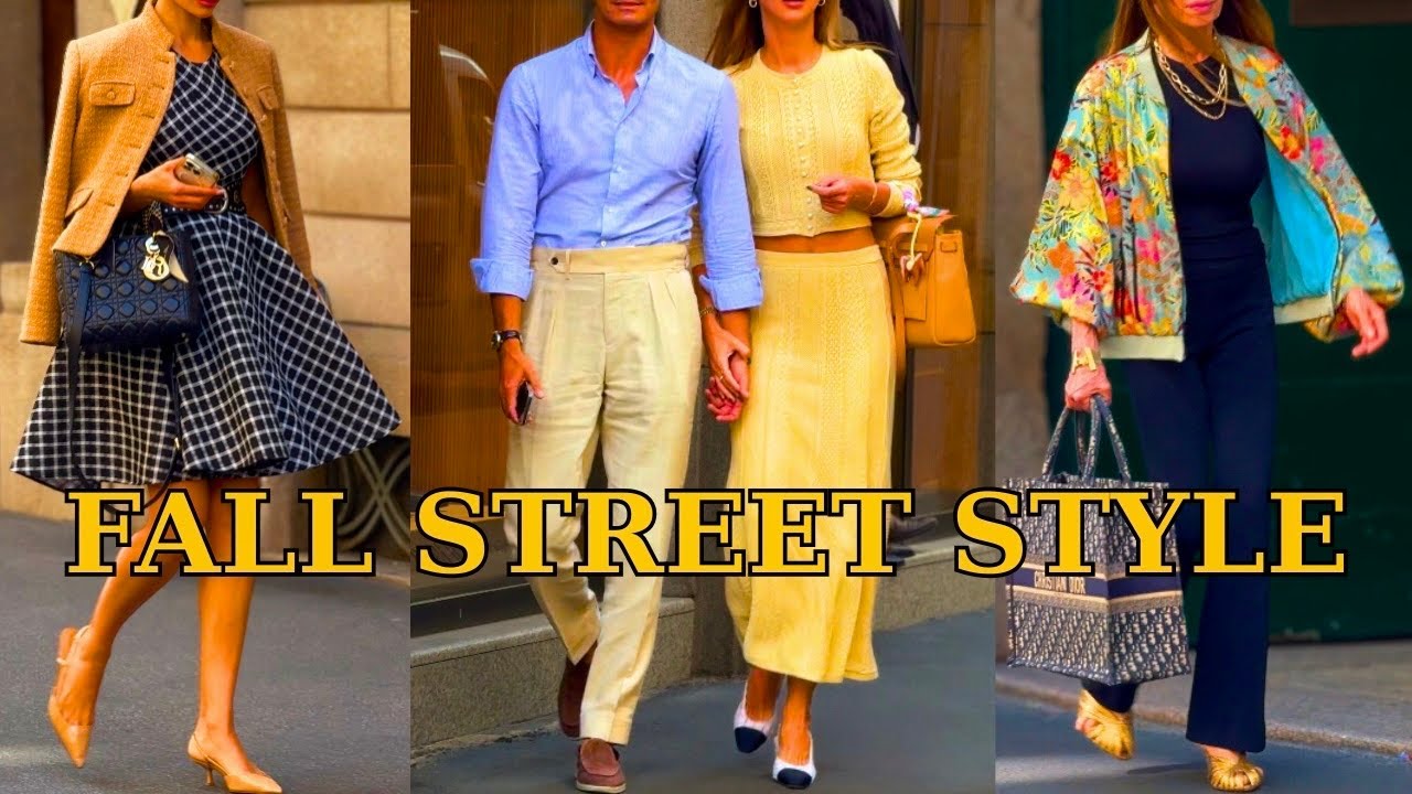 Fall Street Style 2025🍁The Newest Trends in Milan: Chic Outfits, Modern Elegance & Fresh Inspiration