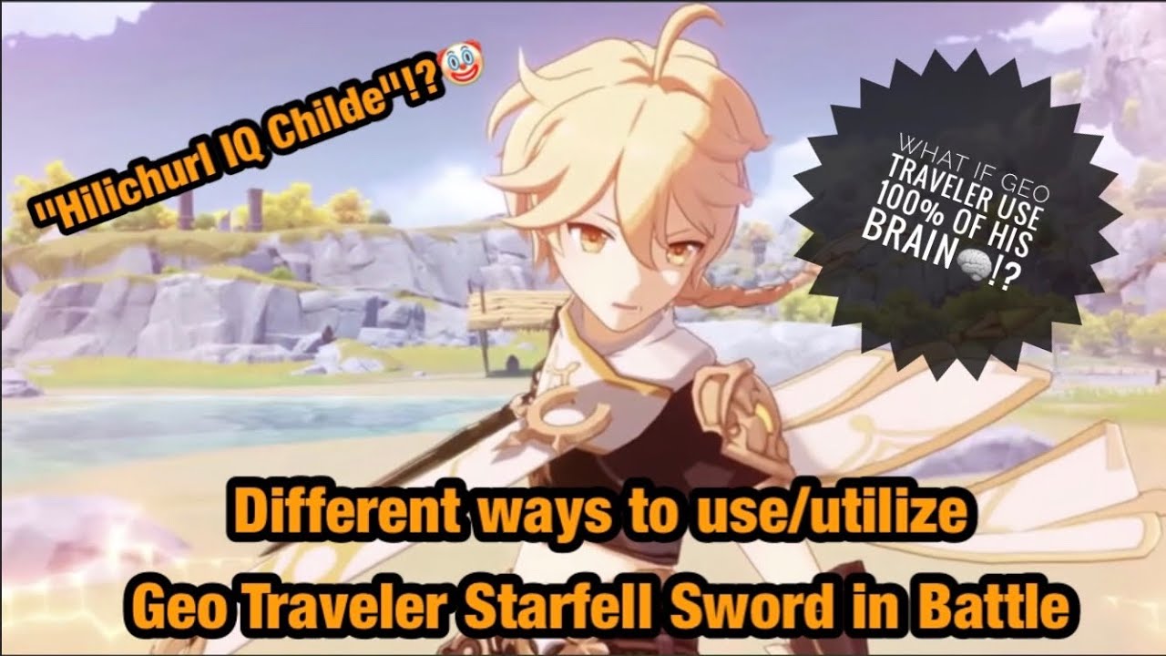 What IF Geo Traveler use 100% of his Brain!?? | Genshin Impact