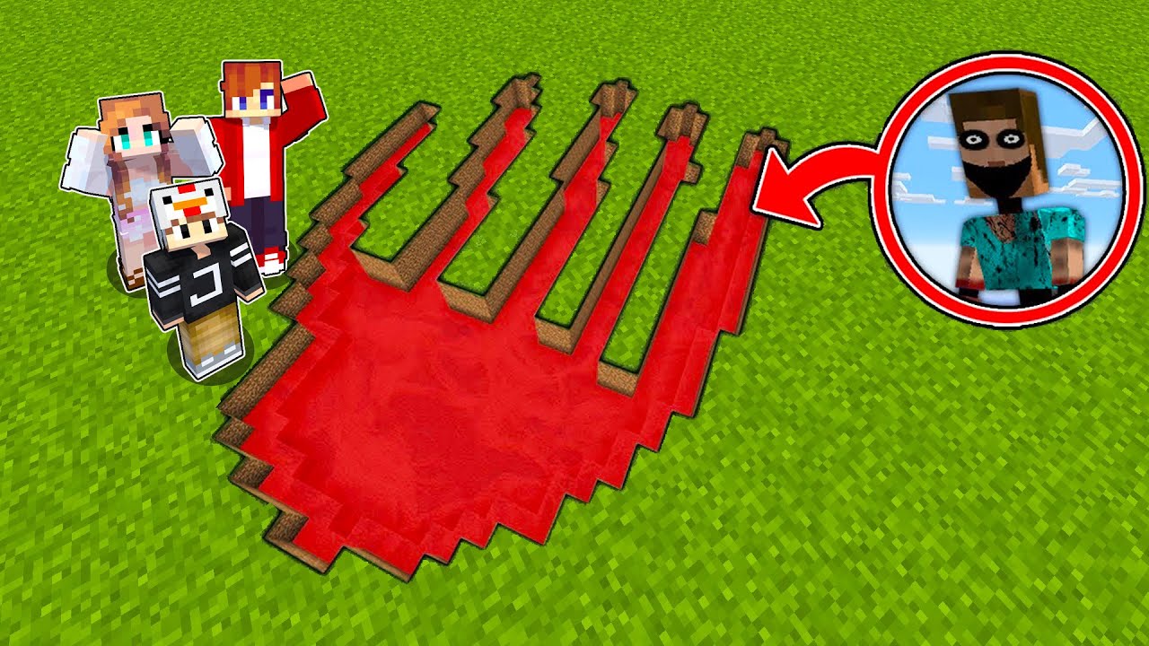 We Found The BIGGEST SCARY FOOTPRINTS PAWS In Minecraft!