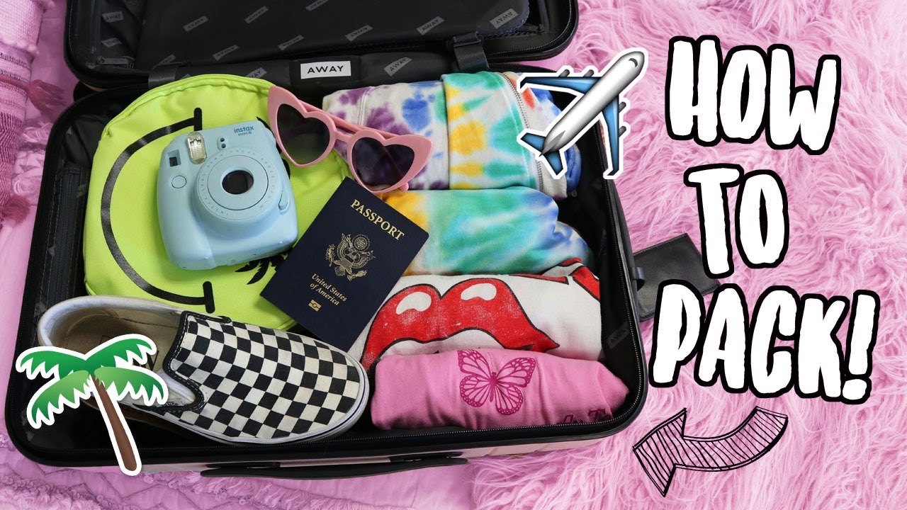 How to Pack for Vacation! Travel Life Hacks!