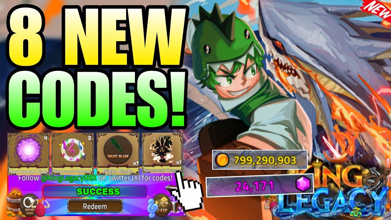 *UPDATE 10 CODES* ALL WORKING CODES FOR KING LEGACY IN 2026 - ROBLOX KING LEGACY CODE 2026