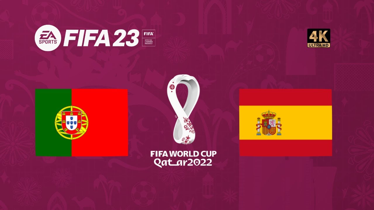 Portugal x Espanha | FIFA 23 Gameplay Copa do Mundo Qatar 2022 | Final [4K 60FPS]