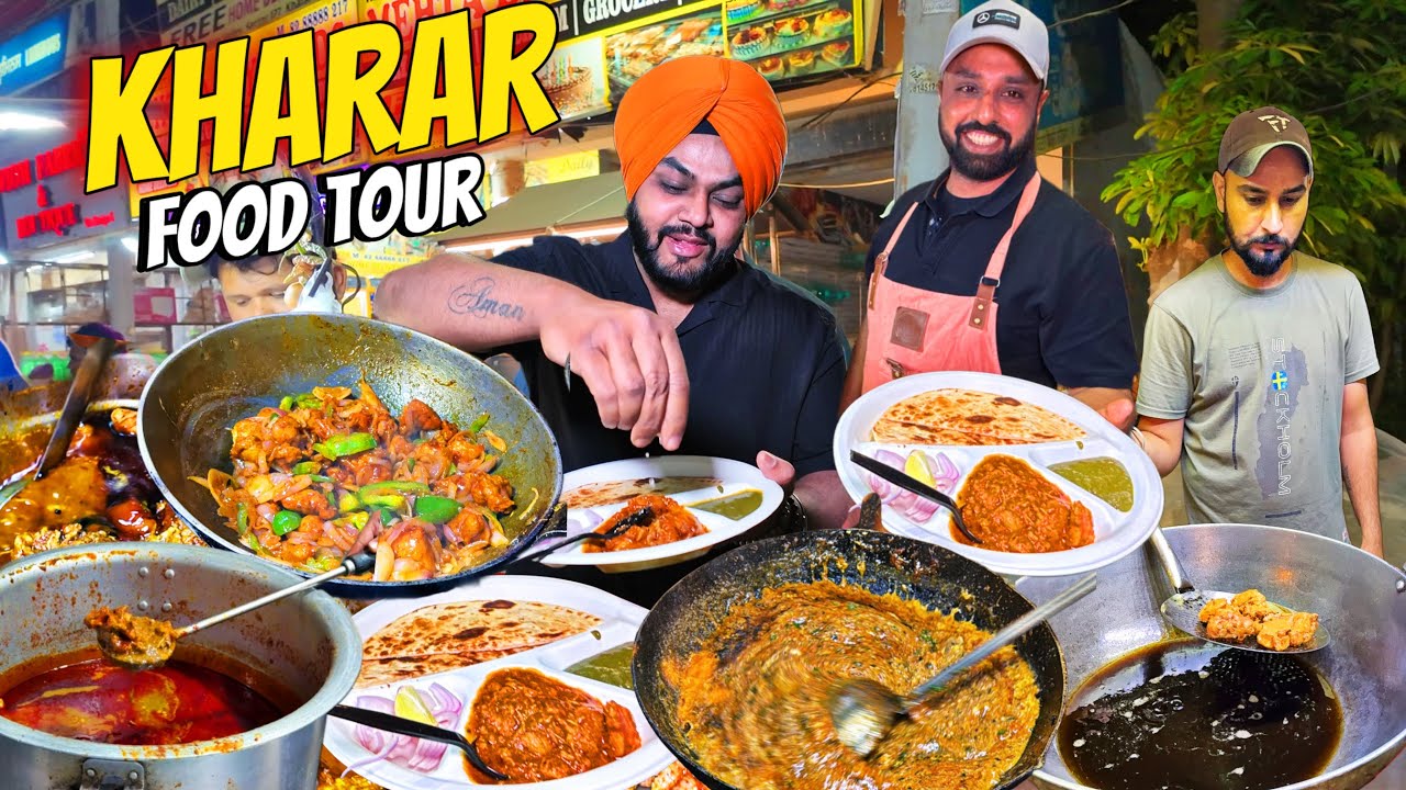 KHARAR FOOD TOUR | Best Non Veg in Kharar | Famous Street Food in Kharar | Indian Street Food