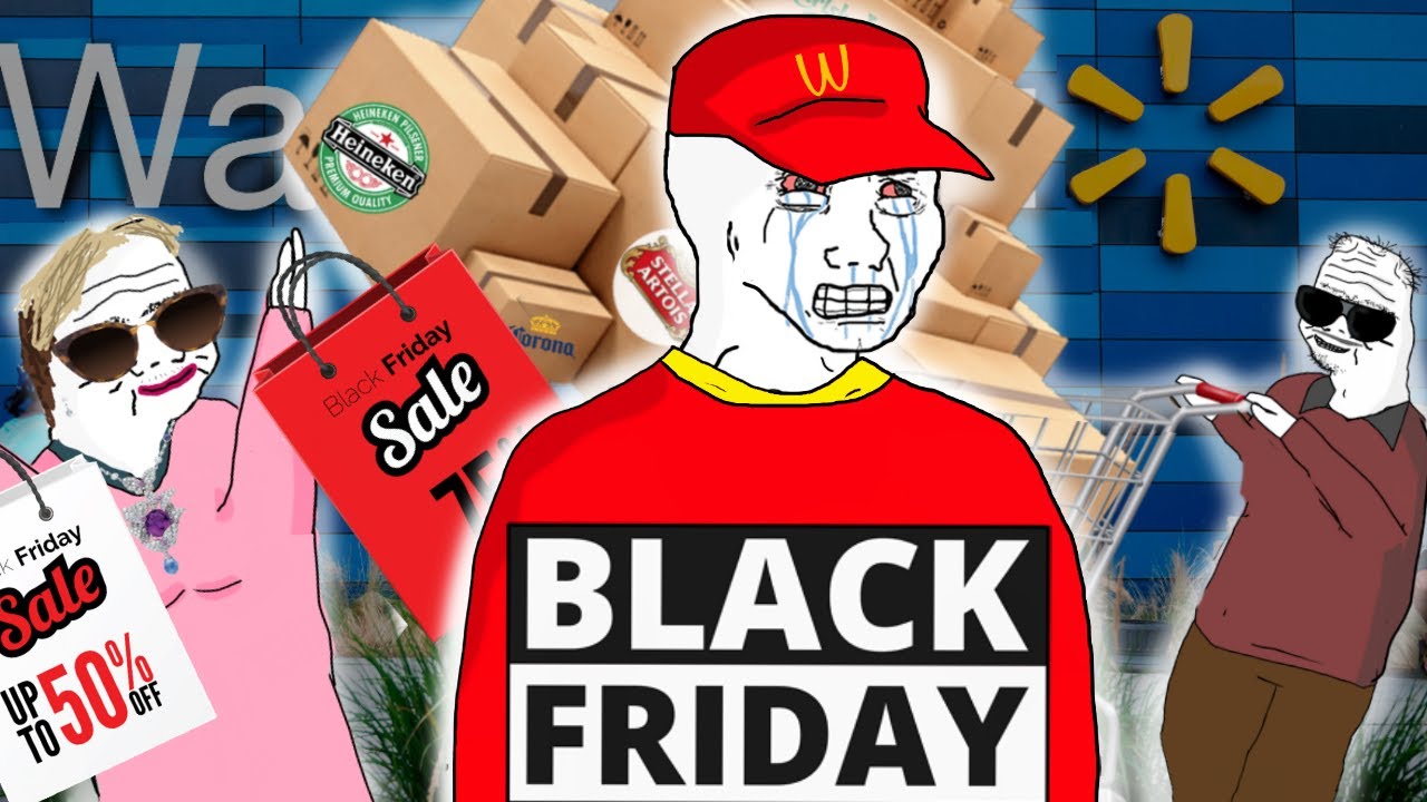 WOJAK BLACK FRIDAY SHOPPING
