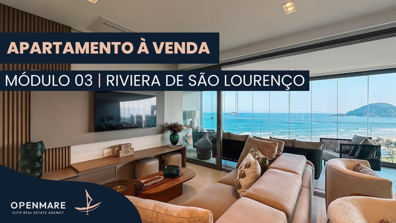 Apartamento à venda com 04 suítes - 202m² - Riviera - Módulo 03 - Bertioga/SP