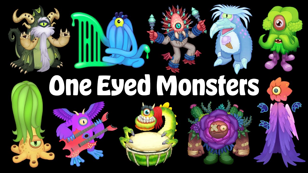 ALL One Eyed Monsters - My Singing Monster | MSM (Songs and Animations)
