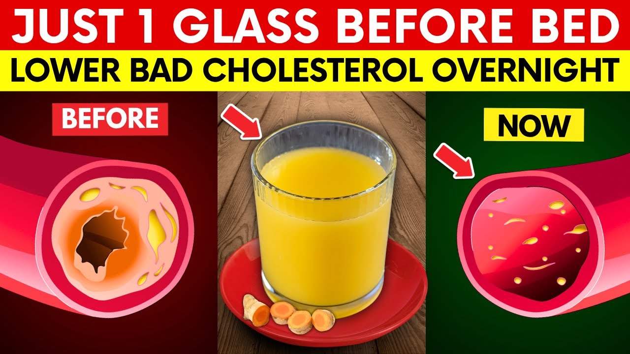 5 Bedtime Drinks That Melt Bad Cholesterol Overnight | Health Maestro
