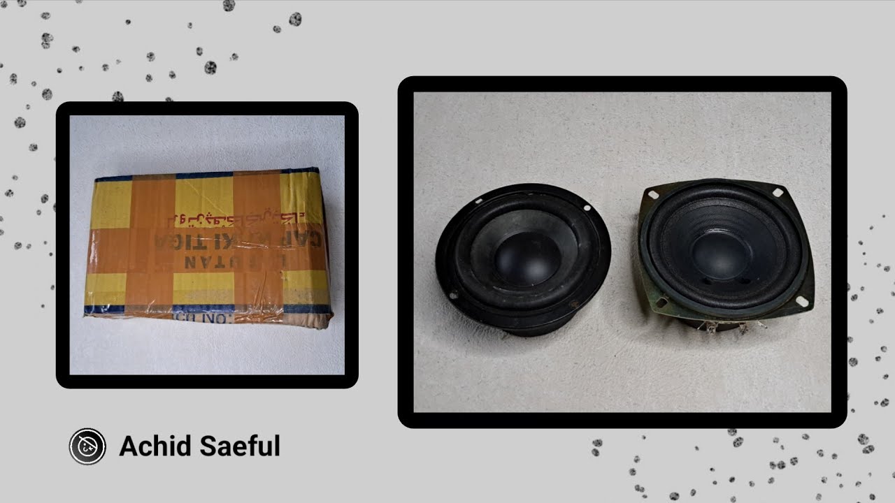 Unboxing Speaker Subwoofer Dazumba 3,5 Inch & Subwoofer Polytron 4 Inch Second | No Talking