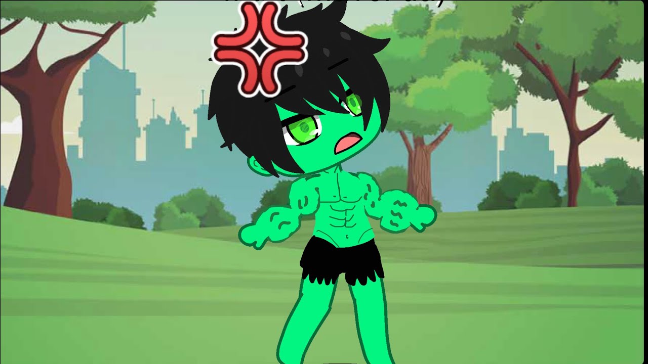 With clothes Gacha life hulk