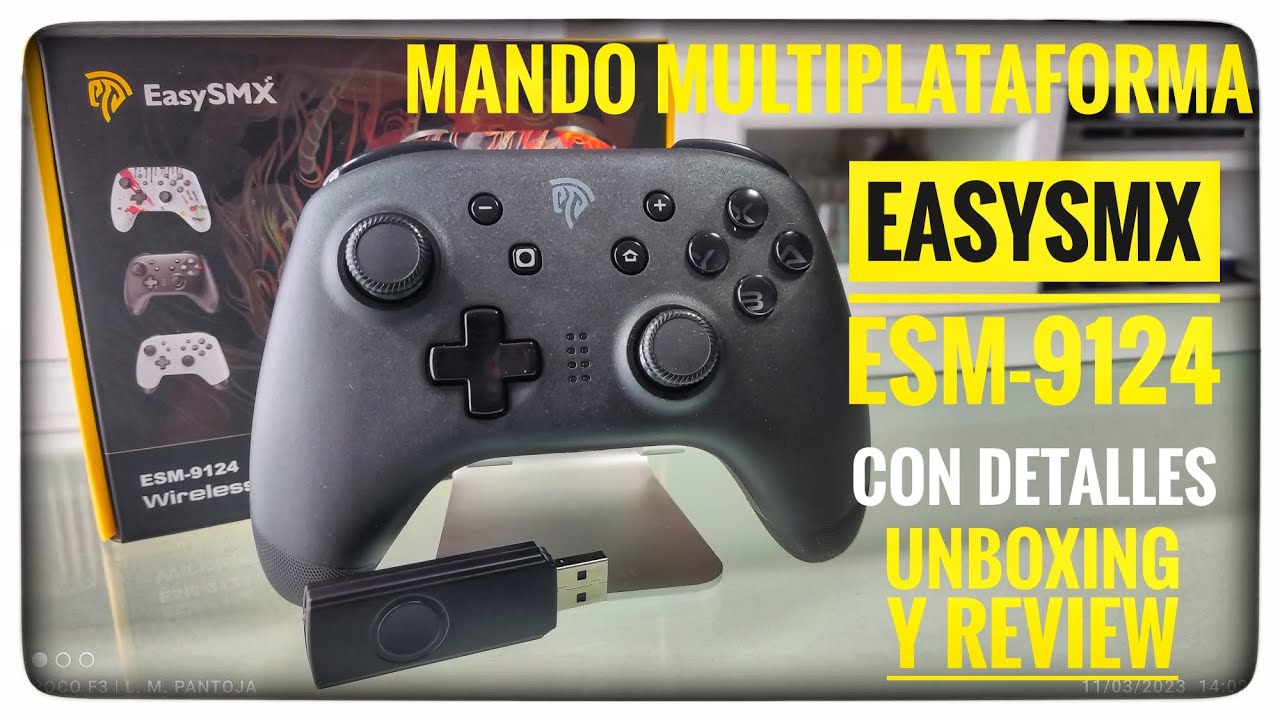 EasySMX ESM-9124 un Mando con Buenos Detalles, Unboxing y Review