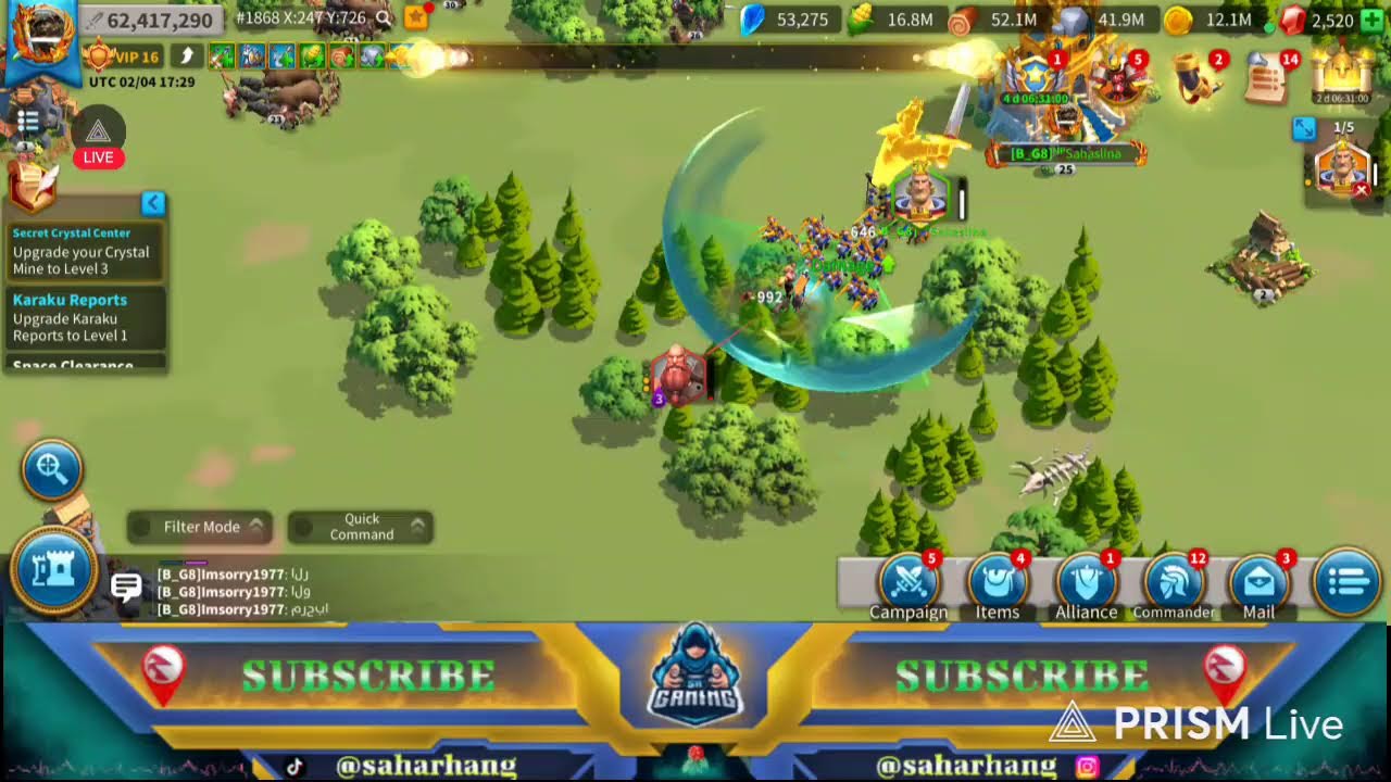 Rise of Kingdoms Live Gameplay! #rokf2p #rok