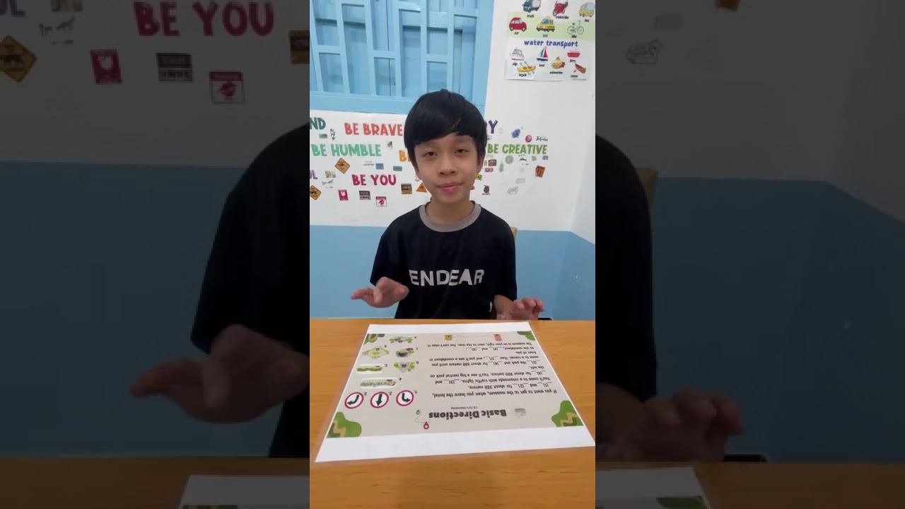 Tiếng Anh Giao Tiếp Phan Thiết: Blake practices talking about Basic Directions