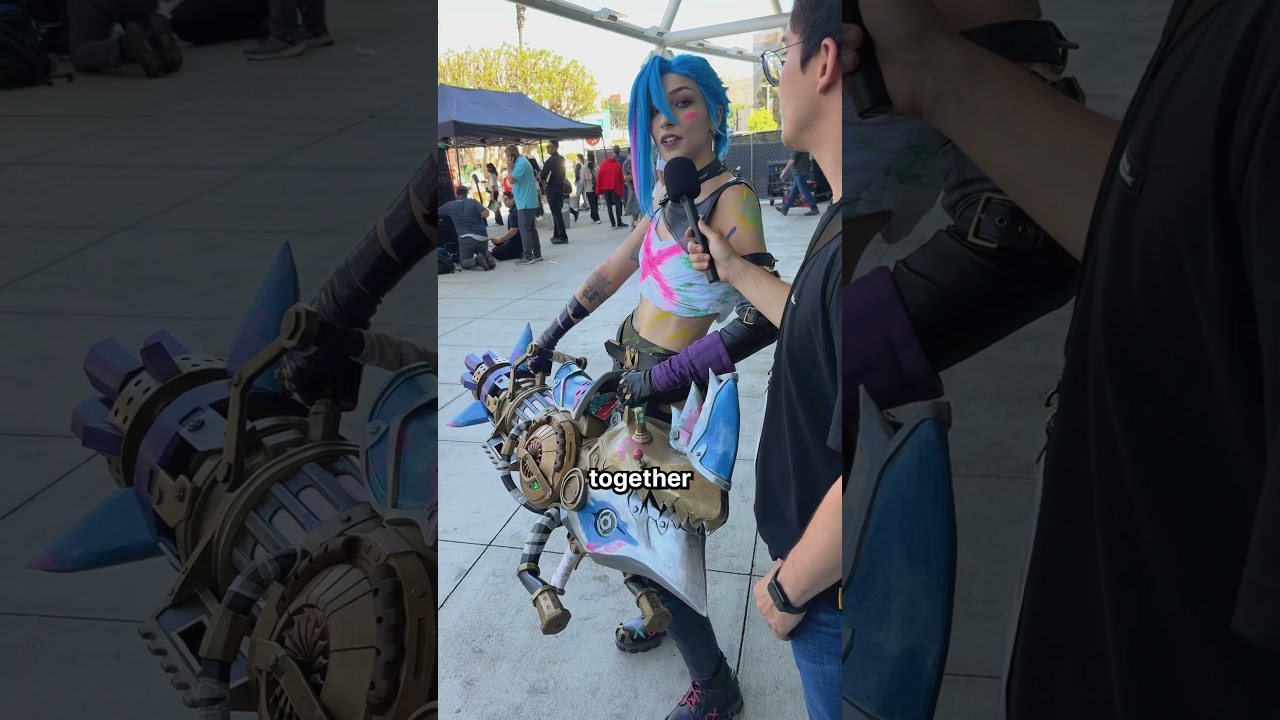 100+ hours of work 👏#arcane  #jinx  #leagueoflegends