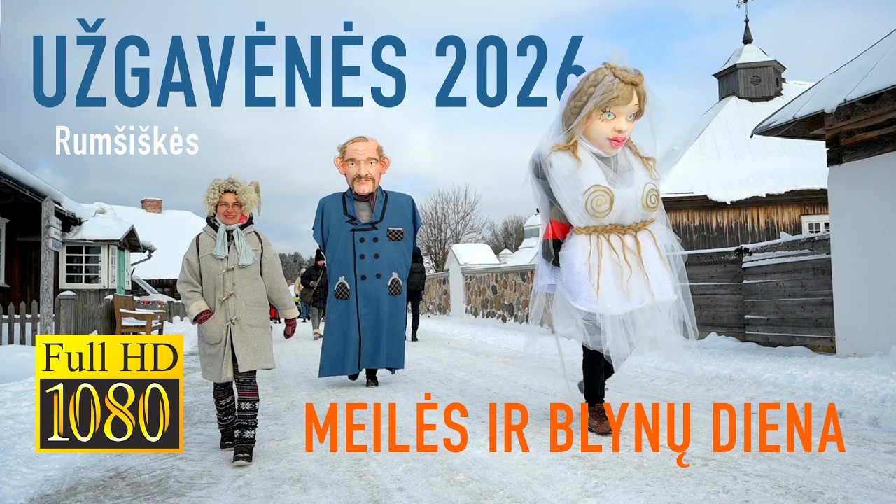 🇱🇹 UŽGAVĖNĖS 2026 #uzgavenes #lithuania #carnival #užgavėnės #rumšiškės #mardigras #užgavėnės2026