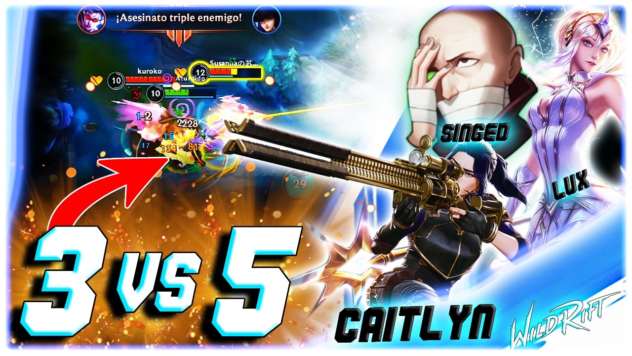 EL MAYOR 3 VS 5 DE WILD RIFT!!1
