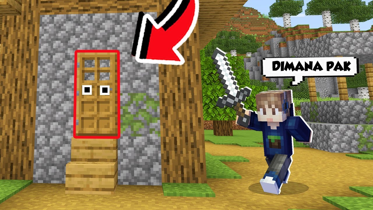 AKU MENYAMAR MENJADI BEDA PALING GAK KETEBAK DI PETAK UMPET MINECRAFT!!!
